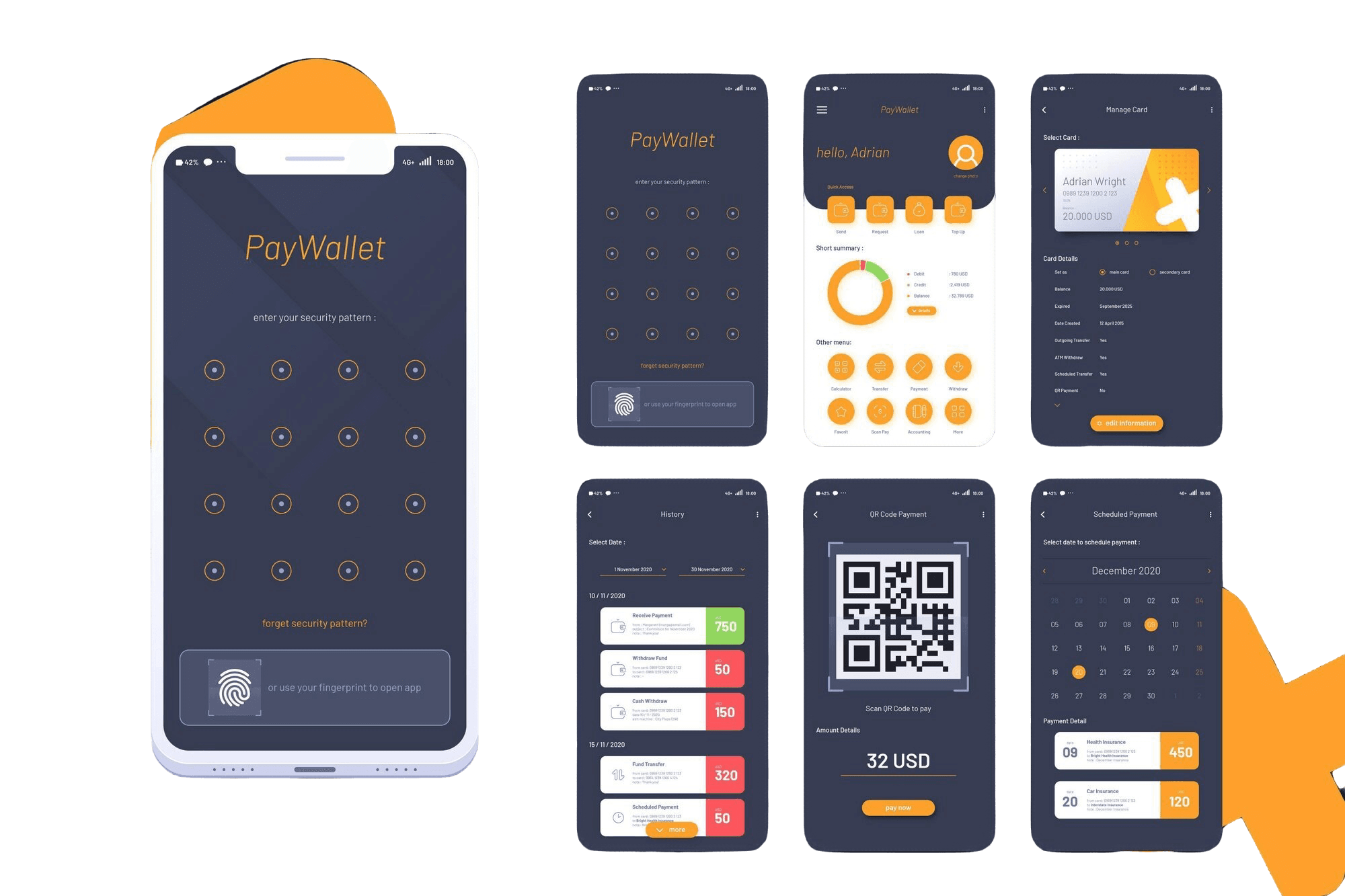 Portfolio mobilās aplikācijas ekrānuzņēmums 3